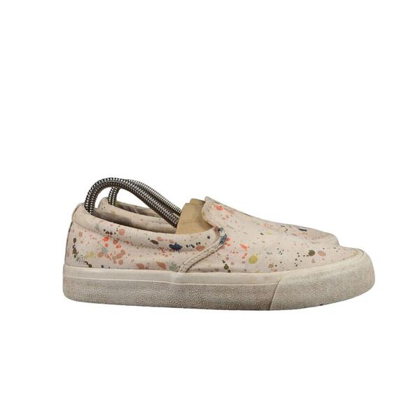 Madewell Shoes Womens 8.5 Sneaker Sidewalk Slip On Paint Splatter Comfort Casual - Picture 2 of 13